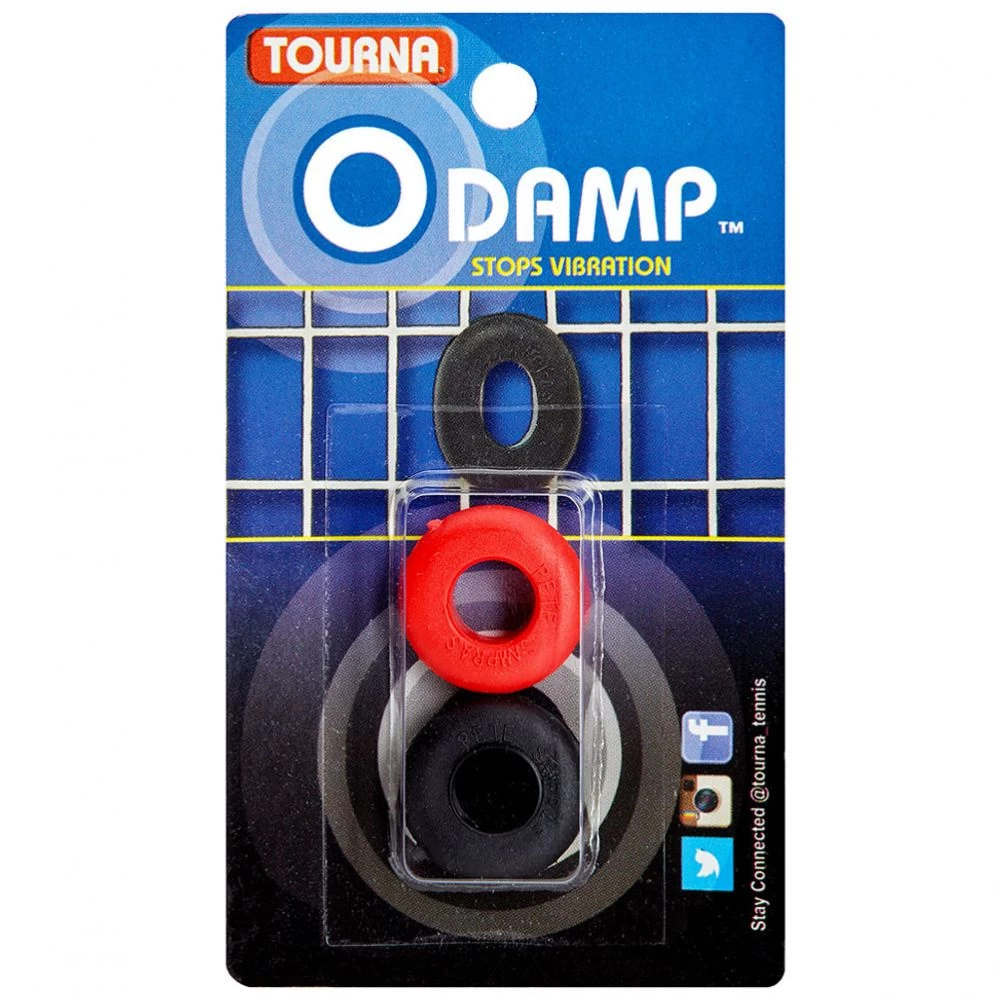 Antivibrateurs Tourna O Damp Rouge / Noir X 2 1 Antivibrateurs Tourna O Damp Rouge / Noir X 2