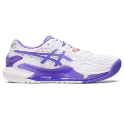 Chaussures Asics Gel Resolution 9 Femme Blanc / Améthyste