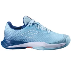 Chaussures Babolat Jet Mach 3 All Court Junior Bleu Clair