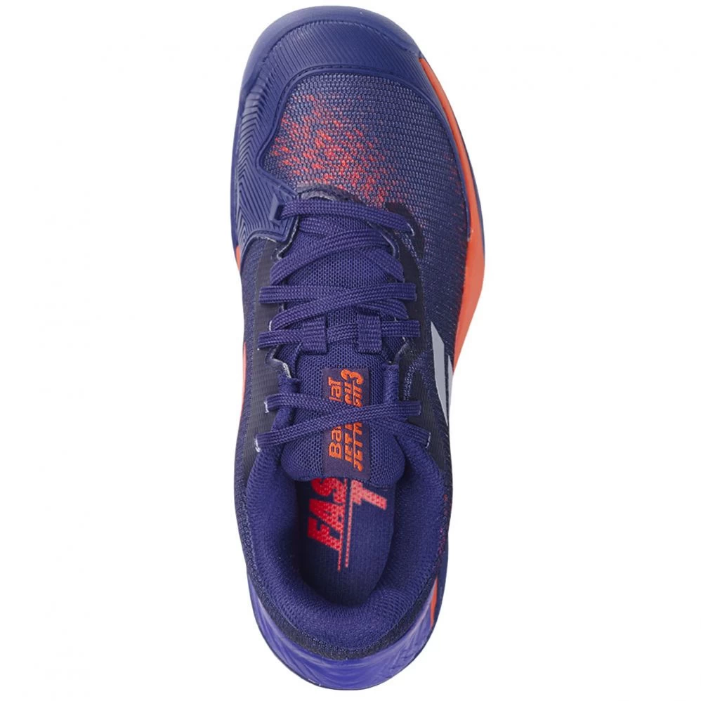Chaussures Babolat Jet Mach 3 Junior Bleu / Rouge 3 Chaussures Babolat Jet Mach 3 Junior Bleu / Rouge – Image 3