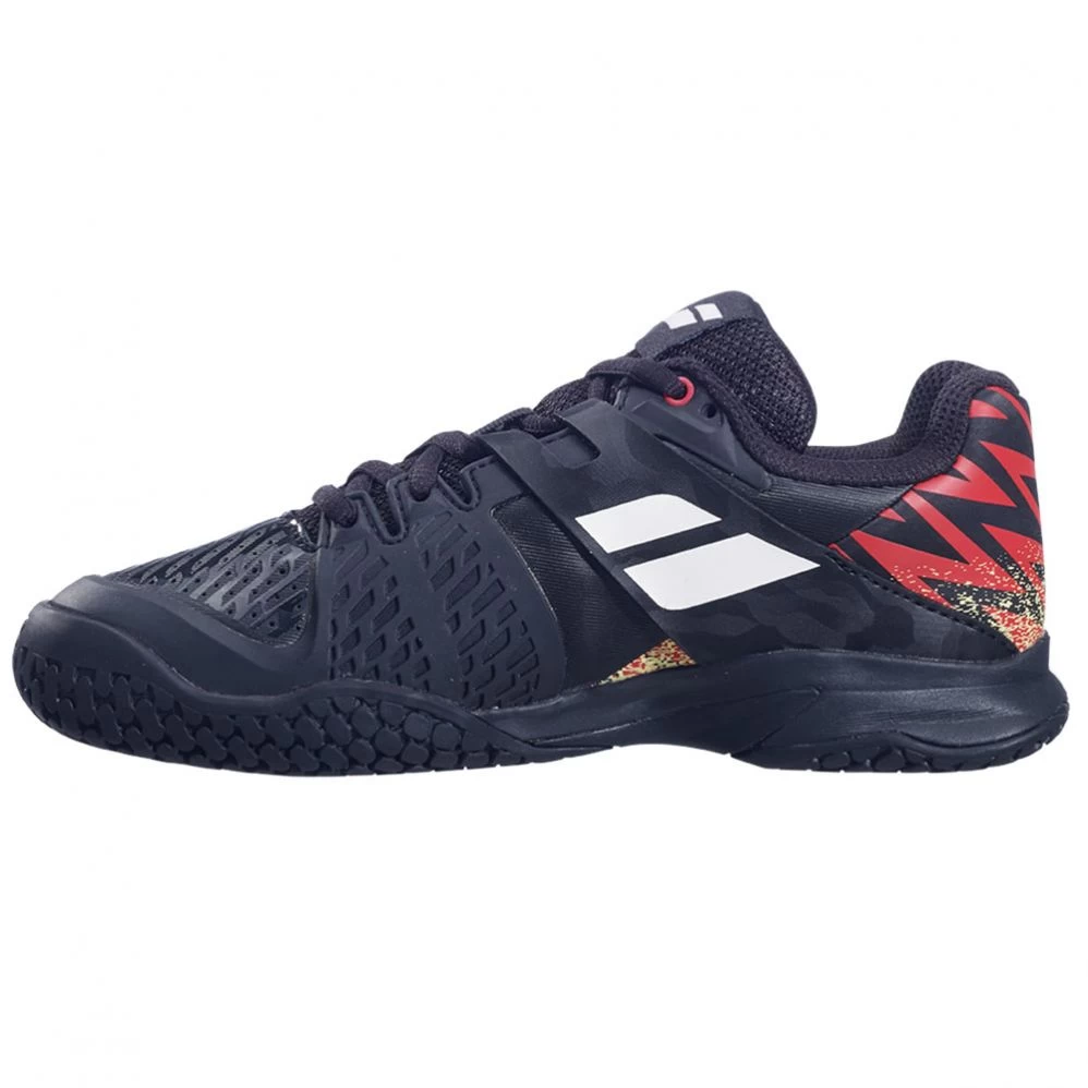 Chaussures Babolat Propulse Junior Noir / Rouge 2 Chaussures Babolat Propulse Junior Noir / Rouge – Image 2