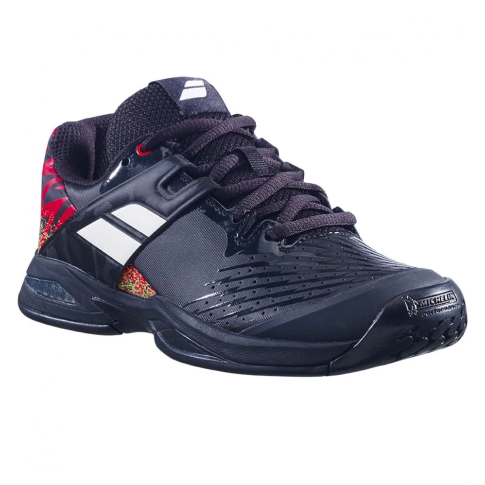 Chaussures Babolat Propulse Junior Noir / Rouge 4 Chaussures Babolat Propulse Junior Noir / Rouge – Image 4