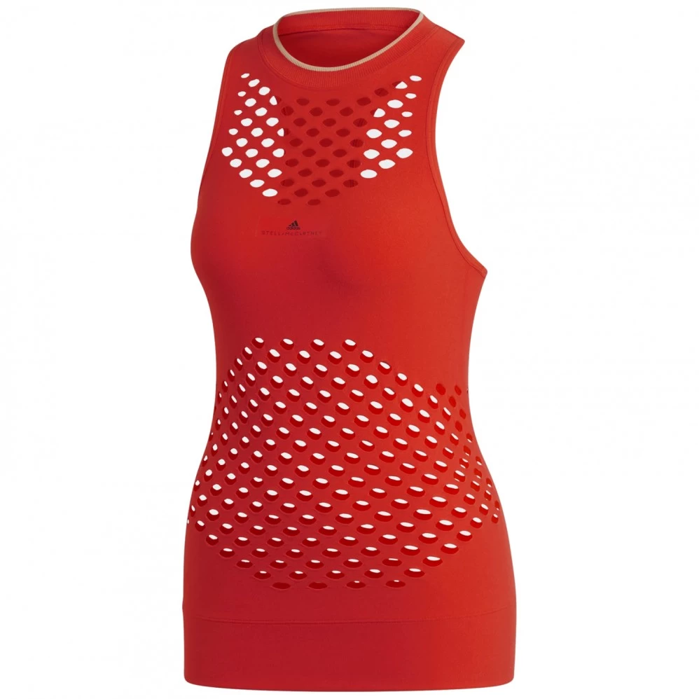 Débardeur Adidas Stella Mac Cartney Rouge Muguruza 1 Débardeur Adidas Stella Mac Cartney Rouge Muguruza