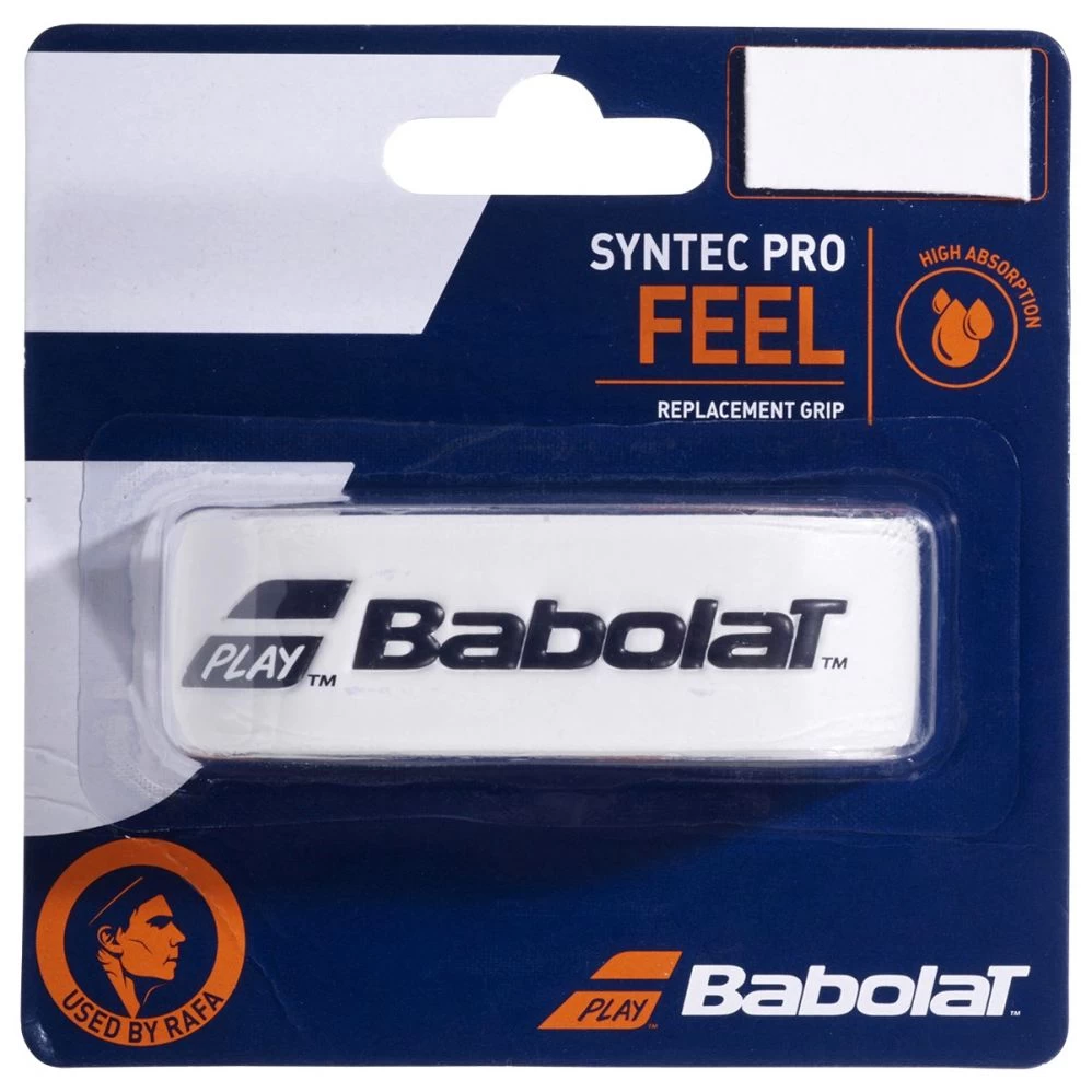 Grip Babolat Syntec Pro Blanc 1 Grip Babolat Syntec Pro Blanc