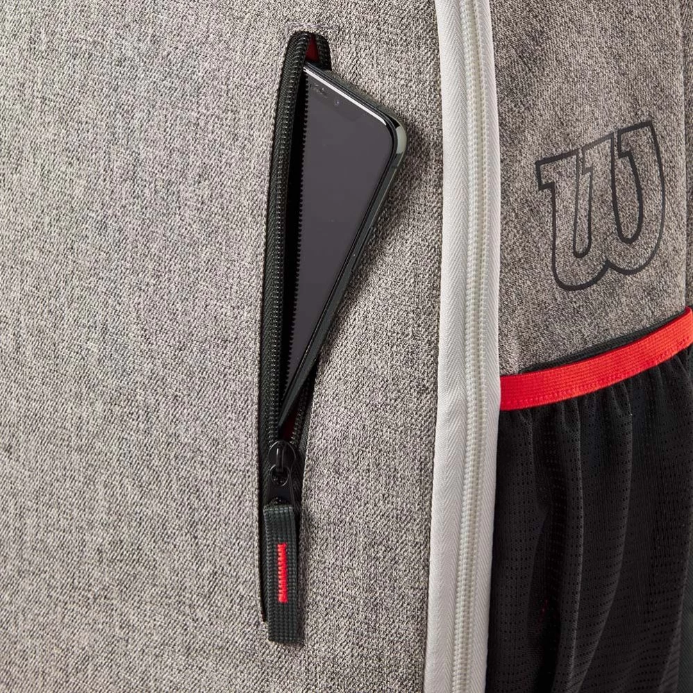 Sac à Dos Wilson Team Gris Chiné 6 Sac à Dos Wilson Team Gris Chiné – Image 6