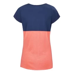 T-Shirt Babolat Play Cap Fille Corail / Bleu Marine -Vraiment la Patagonie. t shirt babolat play cap fille corail bleu marine 1