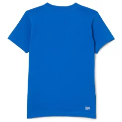 T-Shirt Lacoste Sport Junior Bleu Blanc -Vraiment la Patagonie. t shirt lacoste sport junior bleu blanc 1