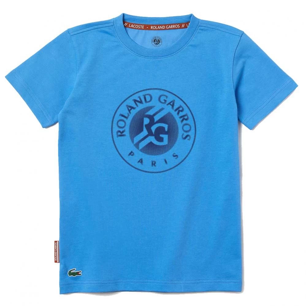 T-shirt Lacoste Sport X Roland Garros Junior Bleu 2 T-shirt Lacoste Sport X Roland Garros Junior Bleu – Image 2