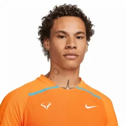 T-Shirt Nike Dri-Fit ADV Rafael Nadal Orange -Vraiment la Patagonie. t shirt nike dri fit adv rafael nadal orange 2