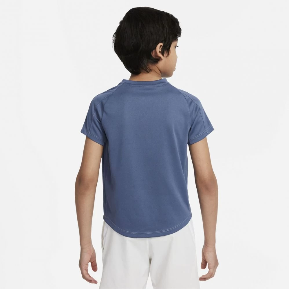 T-Shirt Nike Junior Dri-Fit Victory Bleu Gris 2 T-Shirt Nike Junior Dri-Fit Victory Bleu Gris – Image 2
