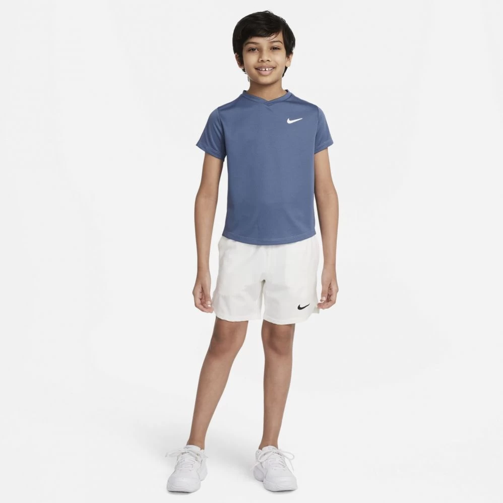 T-Shirt Nike Junior Dri-Fit Victory Bleu Gris 5 T-Shirt Nike Junior Dri-Fit Victory Bleu Gris – Image 5