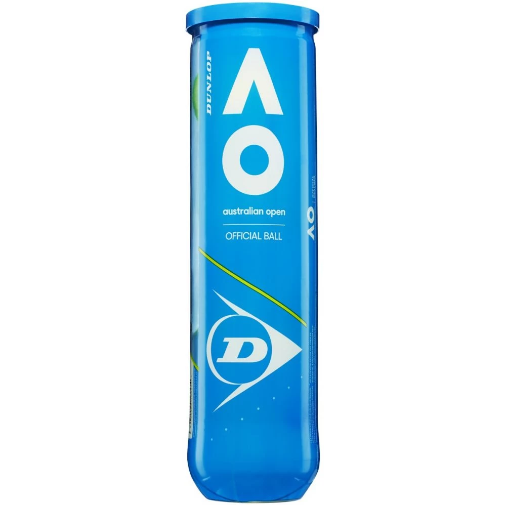 Tube De 4 Balles Dunlop Australian Open 1 Tube De 4 Balles Dunlop Australian Open